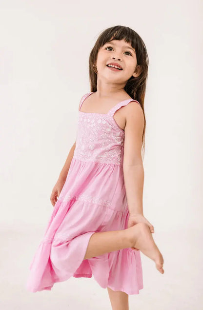 Agnes Dress in Pink - Voyants
