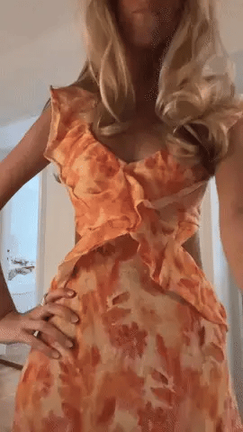 Women's Fashion RUFFLE DRESS