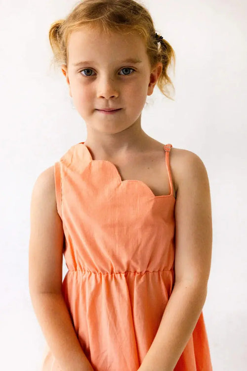 Scallop Dress in Desert - Voyants